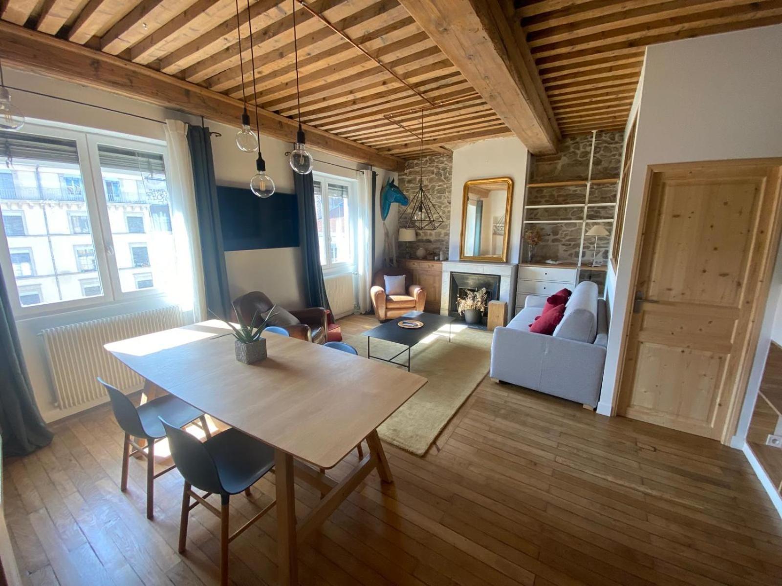 Appartement T3 Hyper Centre De Lyon, Super Vue Fourviere Extérieur photo