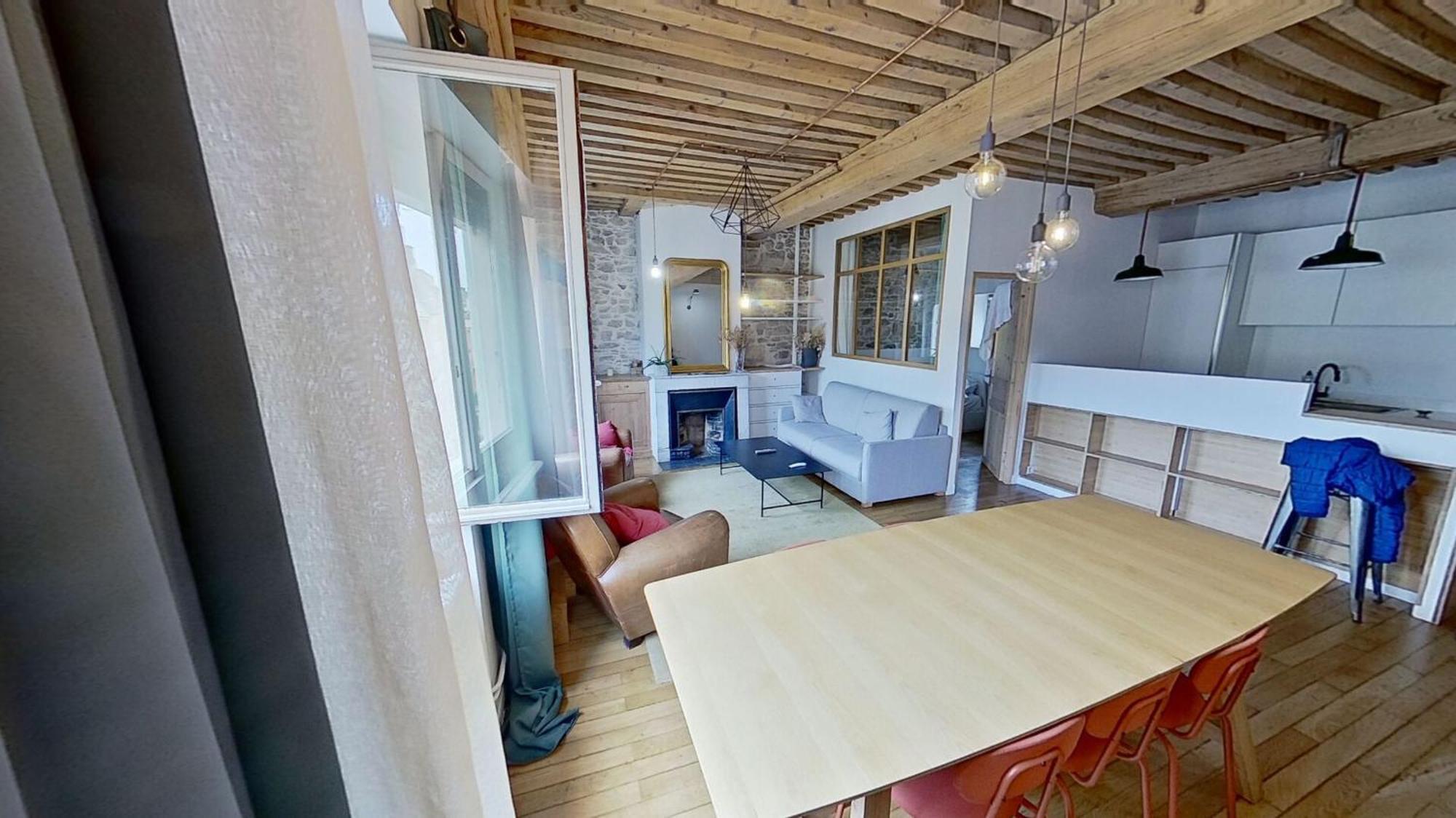 Appartement T3 Hyper Centre De Lyon, Super Vue Fourviere Extérieur photo